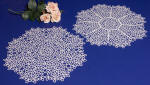faux tatting doilies