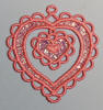 Heart Ornament with Mylar