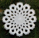 freestanding lace snowflake