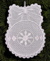 freestanding wing-needle ornament motif